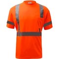 Gss Safety GSS Safety 5008, Class 3, Hi-Viz Moisture Wicking Birdseye Short Sleeve T-Shirt, Orange, L Tall 5008-L TALL